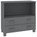 vidaXL Dressoir HAMAR, donkergrijs, 85x35x80 cm, massief grenenhout