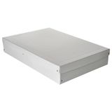 Originele FALKEN PureBox Pro. Made in Germany. 100 mm hoog DIN A2 DIN ISO 9706 DIN ISO 16245-A. Zuurvrije en verouderingsbestendige opbergdoos met deksel geschikt voor archivering archiefdoos