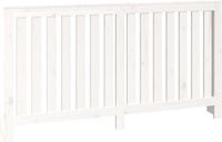 vidaXL Radiatorombouw 153x19x84 cm massief grenenhout wit