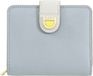 DuDu Skyline Portemonnee RFID-bescherming Leder 11 cm - Dames - Horizontaal - cloud grey