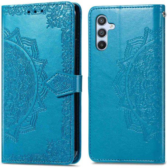 imoshion Hoesje - Geschikt voor Samsung Galaxy A26 - Mandala Bookcase - Turquoise