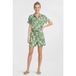 Anytime Playsuit met Bladprint Beige/Groen