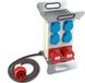 Merkloos / Sans marque Verdeelblok 2 x 400 Volt en 4 x 230 Volt - Randaarde