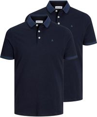 Jack & Jones Homme polo 2 pack Paulos - Coupe ajustée
