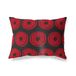BonaMaison Rood-Zwart Decoratieve Kussensloop, Kussenhoezen Bank, Decoratieve Kussenhoesjes, Kussensloop; Sofa, Slaapkamer, Kantoor, Auto 45x60 Cm - Ontworpen en vervaardigd in Turkije