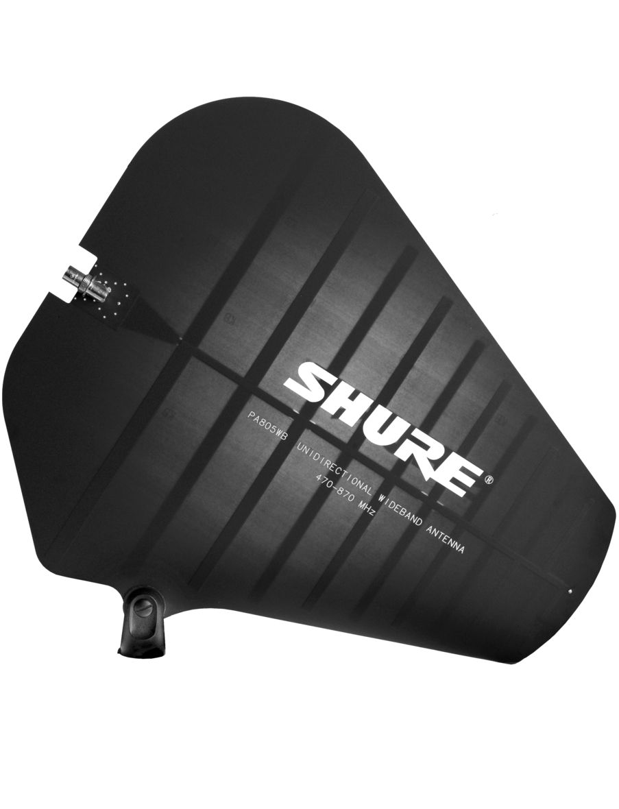 Shure PA805 UHF Radio Antenna - 7 dB - BNC - Black