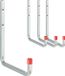 Merkloos Relaxdays Wandhaken set van 4