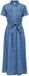 ONLY - ONLNOEMI S/S BELT MAXI DRESS DNM AKM - Meisjes - Maxi jurken