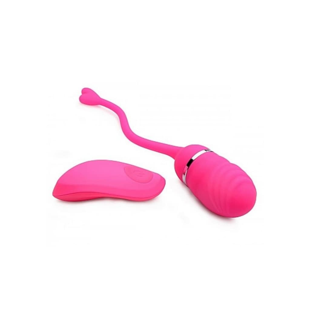 XR Brands - Frisky Luv-Pop Rechargeable Remote Control Egg Vibrator - Pink