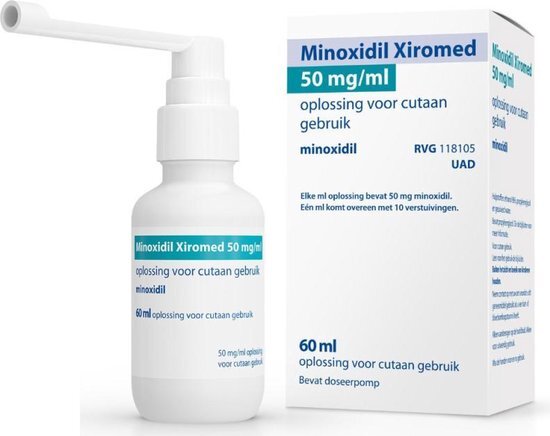 Xiromed Minoxidil 50mg/ml Oplossing voor Cutaan Gebruik