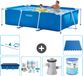 Intex Rechthoekig Frame Zwembad - 260 x 160 x 65 cm - Blauw