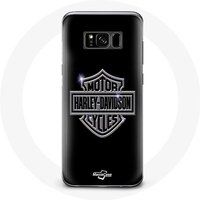 Harley Davidson Maniacase Hoesje voor Samsung Galaxy S8 motoren logo