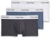 Calvin Klein Sous-vêtements Trunks Taille Basse Trunk 3Pk - Hommes - Blanc - L
