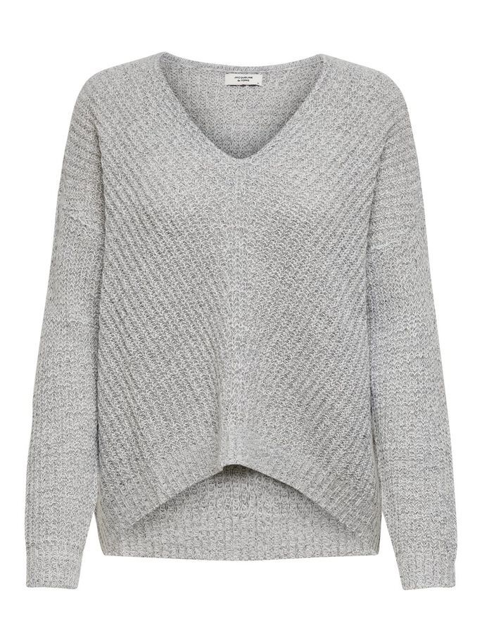 ONLY V-neck Pullover - White - XS - Women