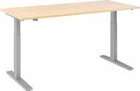 hjh OFFICE PRO Bureau XMKA elektrisch in hoogte verstelbaar 180 x 80 esdoorn