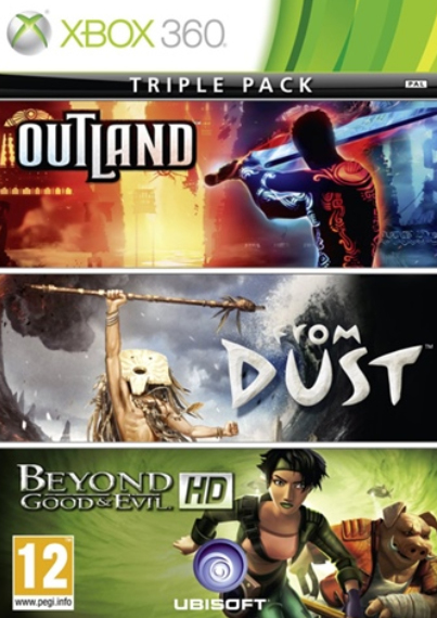 Ubisoft Triple Pack: Beyond Good & Evil + Outland + From Dust, Xbox 360 Xbox 360