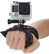 PULUZ Handlushouder voor actiecamera's GoPro Hero 5/4 Session 5/4/3+/3/2/1, Xiaomi Yi, 360° draaibaar, houder in handschoenstijl, met schroef