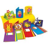 Springboard Gekleurde Diafragma Groeten Kaart Blanks (Pack van 40)