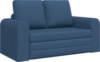 vidaXL Slaapbank Blauw Stof 148 x 71 x 83 cm