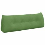 vidaXL Rugkussen Lichtgroen 140 x 24 x 50 cm Fluweel