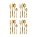 House Doctor Set de couverts Golden 16 pièces Doré