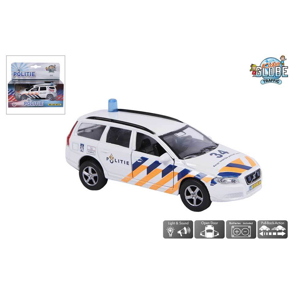 Kids Globe Politiewagen Volvo V70