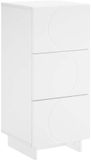 vidaXL Dressoir Wit 33.5 x 34.5 x 75 cm Bewerkt hout