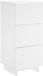 vidaXL Dressoir Wit 33.5 x 34.5 x 75 cm Bewerkt hout