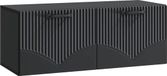 vidaXL Wandmontage TV-kast Zwart 78,5 x 31 x 30 cm Bewerkt hout