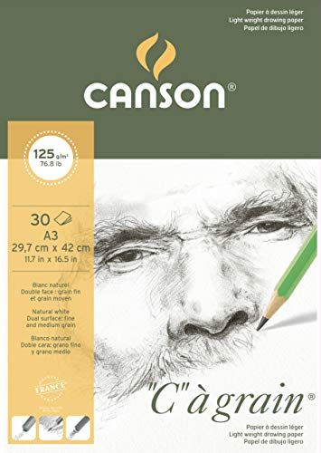 Canson C à grain tekenpapier - A3 - natuurlijk wit