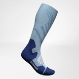 Bauerfeind Outdoor Merino Compression Socks, Men, Ocean Blauw, 42-45, L - 1 Paar