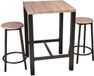 Urban Living "DOCK" Bartafel met 2 krukken