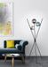 TRIO Lance Lampadaire - Noir mat
