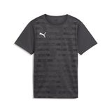 PUMA individualRISE Graphic Jersey Jr Jongens Sportshirt - Asphalt - Maat 128