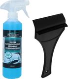 Merkloos / Sans marque Prosperplast Ijskrabber met antivries spray voor auto - 500 ml - incl. trekker - ruitenontdooier
