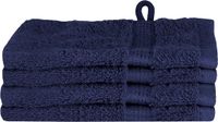 vidaXL Gastendoek SOLUND Marineblauw 4 stuks 15 x 21 cm 550 g/m²