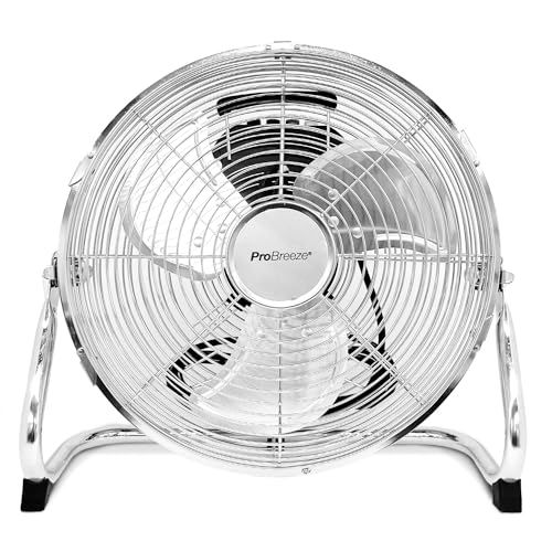 Pro Breeze 30cm Zware Metalen Ventilator Chroom