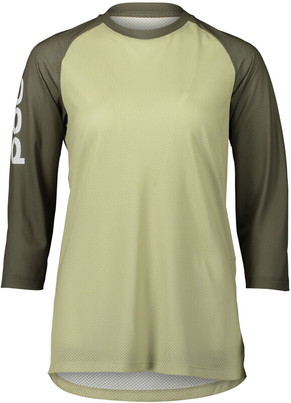 POC MTB Pure 3/4 Jersey Dames, groen/olijf