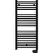 Farho Sèche-serviette Électrique Nova Électronique 700w, H1183 X L.500 Mm Noir, Garantie 10 Ans