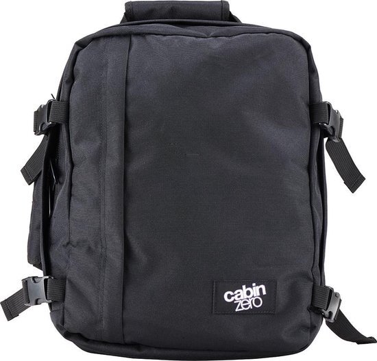 CabinZero Mini handbagage rugzak wizair afmetingen Absolute Black Never out of stock