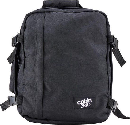 CabinZero Mini - Handbagage Rugzak - Absolute Black - 28L