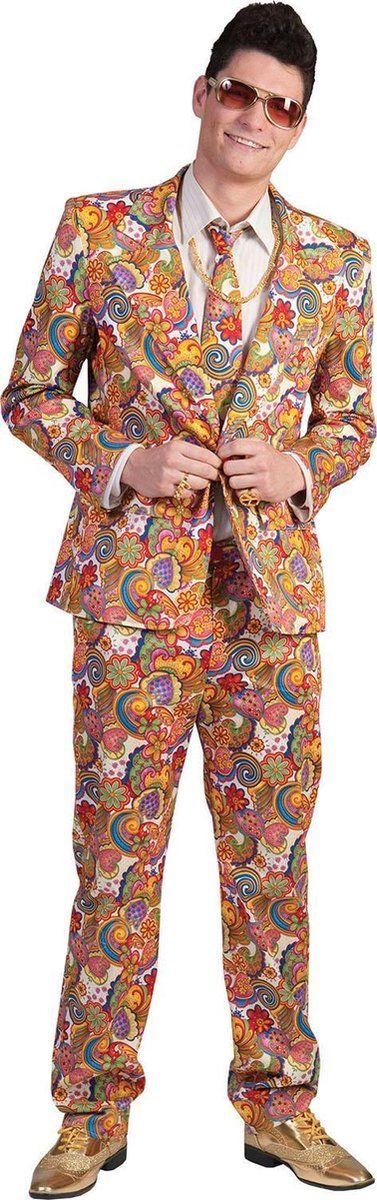 Funny Fashion Hippie Pimp Pak Man - Multicolor - Polyester - EAN: 8712364326987