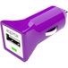 Approx USB Autolader voor Smartphone - Paars