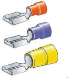 Oem Marine Vrouwelijke Lamel Eindkap 100 Eenheden Zilver 6.3 mm
