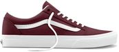 Vans Old Skool Lage Sneakers Leer Unisex Volwassenen 38.5 Wijnrood