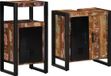 vidaXL Badkamermeubel Set 2-st Veelkleurig en Zwart 55 x 35 x 60 cm