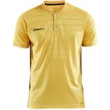 Craft Pro Control Shirt Korte Mouw Heren - Geel | Maat: 3XL