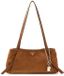 GUESS Devon Shoulder Satchel Cognac