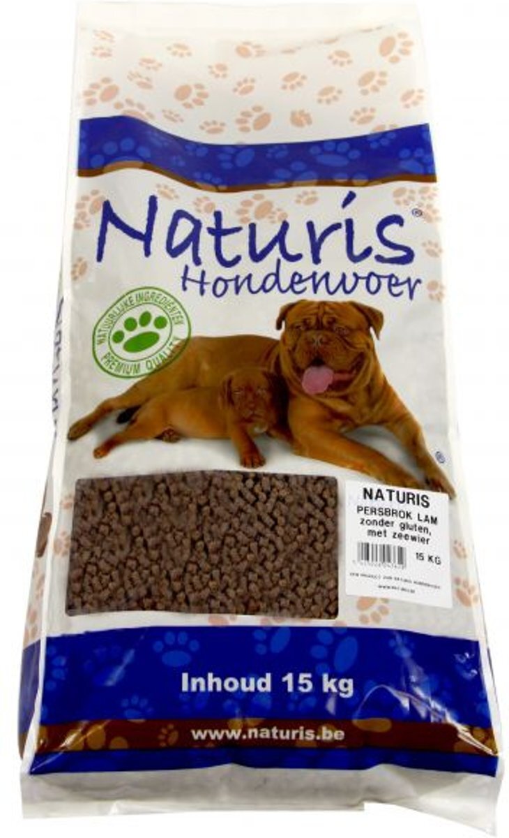 Naturis brok geperst high energy lam hondenvoer 15 kg