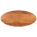 vidaXL Tafelblad ovaal 120x60x2,5 cm massief acaciahout